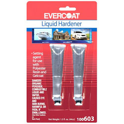 Evercoat Liquid Hardener - Two Tubes (0.74 fl. oz. Each)