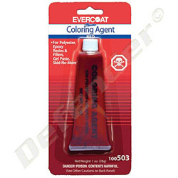 Evercoat Resin Coloring Pigment - Red