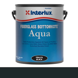 Interlux Fiberglass Bottomkote Aqua Antifouling Bottom Paint - Gallon - Black