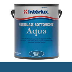 Interlux Fiberglass Bottomkote Aqua Antifouling Bottom Paint - Gallon - Blue