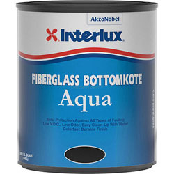 Interlux Fiberglass Bottomkote Aqua Antifouling Bottom Paint - Quart