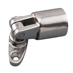 UP100® Marine Stainless Steel 1 inch & 7/8 inch Boat Rail Fittings Folding Swivel Tube Pipe Connector 