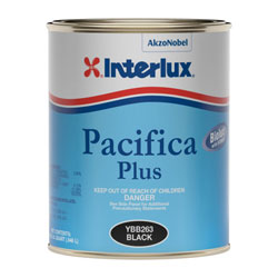 Interlux Pacifica Plus Copper-Free Antifouling Paint - Quart - Black