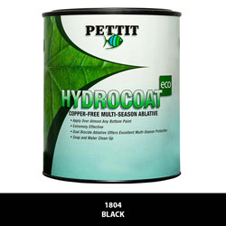 Pettit Hydrocoat Eco Antifouling Bottom Paint - Black - Quart