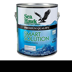 Sea Hawk Smart Solution Antifouling Paint - Black, Pint