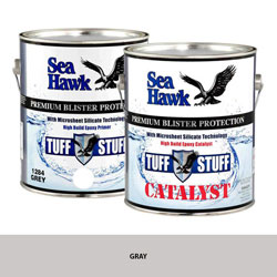 Sea Hawk Tuff Stuff High-Build Epoxy Primer Kit - Light Gray Quart