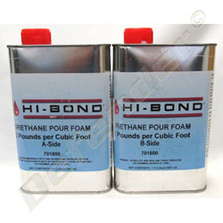 Hi-Bond 2-Part Pour In Place Liquid Urethane Closed Cell Foam - 2 Quart