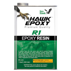 Sea Hawk Epoxy Resin, R1 Size 1 - 1 Quart