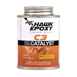 Sea Hawk C3 Fast Cure Catalyst, C3 Size 1 - 0.4 Pint