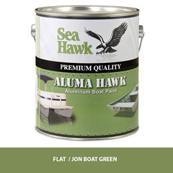 Sea Hawk Aluma Hawk - Quart, Flat Jon Boat Green
