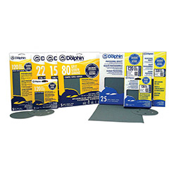 Blue Dolphin Aluminum Oxide 5" Sanding Discs - 220 Grit
