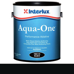 Interlux Aqua One Antifouling Bottom Paint - Black, Gallon