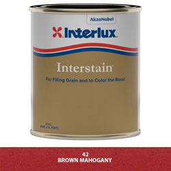 Interlux Interstain Wood Filler Stain - Brown Mahogany