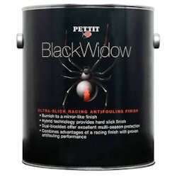 Pettit Black Widow Antifouling Racing Paint - Gallon Black