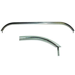 White Water Stainless Steel Oval Grab Rail - 36"