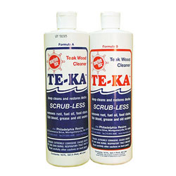 Travaco TE-KA 2-Part Teak Cleaner - (1/2) Gallon Kit