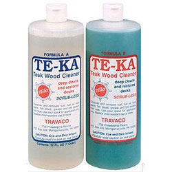 Travaco TE-KA 2-Part Teak Cleaner - (2) Pint Kit