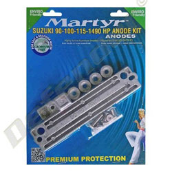 Martyr Suzuki Outboard Anode Kit - Magnesium Fresh Water Only