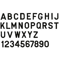 Registration Letters - Number Kit