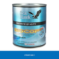 Sea Hawk Biocop TF Dual Biocide Antifouling Bottom Paint / Additive-Lt Blue Pt