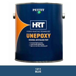 Pettit Unepoxy HRT Seasonal Antifouling Paint - Blue, Gallon