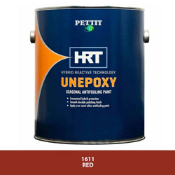 Pettit Unepoxy HRT Seasonal Antifouling Paint - Red, Gallon