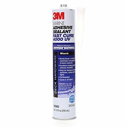3M 4000 UV Marine Adhesive Sealant Fast Cure - Black
