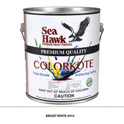Sea Hawk ColorKote Vibrant Antifouling Bottom Paint - Gallon, Bright White