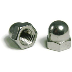 SeaChoice Stainless Steel Cap Nuts  10-24 2-Pack