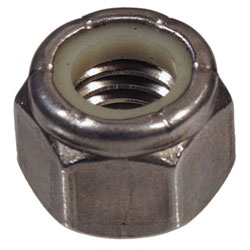 SeaChoice Stainless Steel Lock Nut with Nylon Insert -Thread Size: 8-32 10-PK