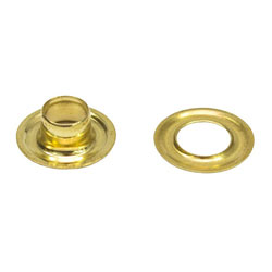 SeaChoice Brass Grommet with Washer - 1/2 Inch 10-Pack