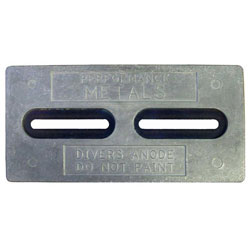 Performance Metals Hull Plate Divers Anode