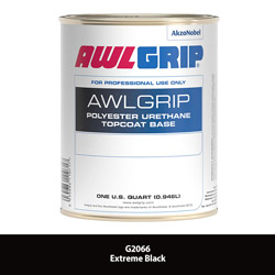 Awlgrip Polyester Urethane Topcoat Base - Extreme Black High Gloss, Quart