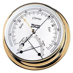 Weems & Plath Endurance 145 Barometer / Comfortmeter - Brass