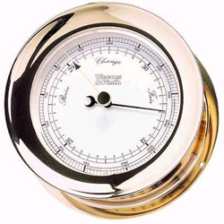Weems & Plath Atlantis Barometer - Brass