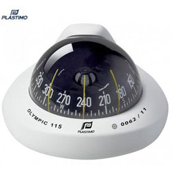 Plastimo Olympic 115 Compass - Horizontal Flush Mount - Conical Card