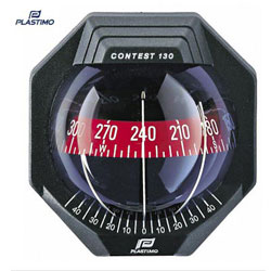 Plastimo Contest 103 Compass - Vertical Bulkhead - Black/Red