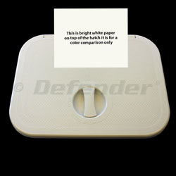Akozon Marine Boat Deck Access Hatch Yacht Square Deck Access Inspection Cover Double Handles Anti-UV OEM RE-353-606 