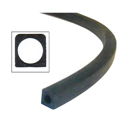 WEFCO Square Hollow Rubber Gasket - 1/4"