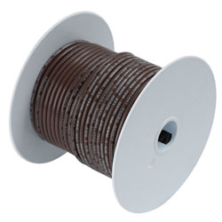 Ancor Marine Grade Primary Tinned Copper Wire - 16 AWG 25' - Brown