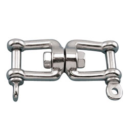 Suncor Stainless Steel Jaw & Jaw Swivel - 5/8 Inch 4750 LB