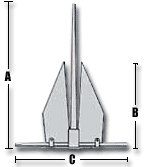 Fortress FX-23 Anchor - 15 Lbs