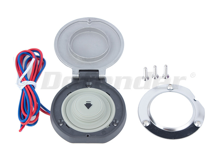 Lewmar SX Deckschalter Pedal Switch Stainless Steel Closed 68001030