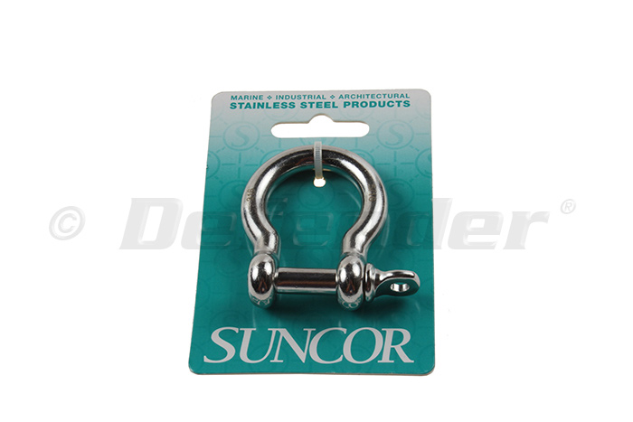 Suncor Bow / Anchor Shackle with Screw Pin - 5/32"