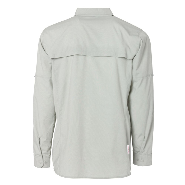 Grundens Bayamo Cooling Long Sleeve Shirt - Overcast Small