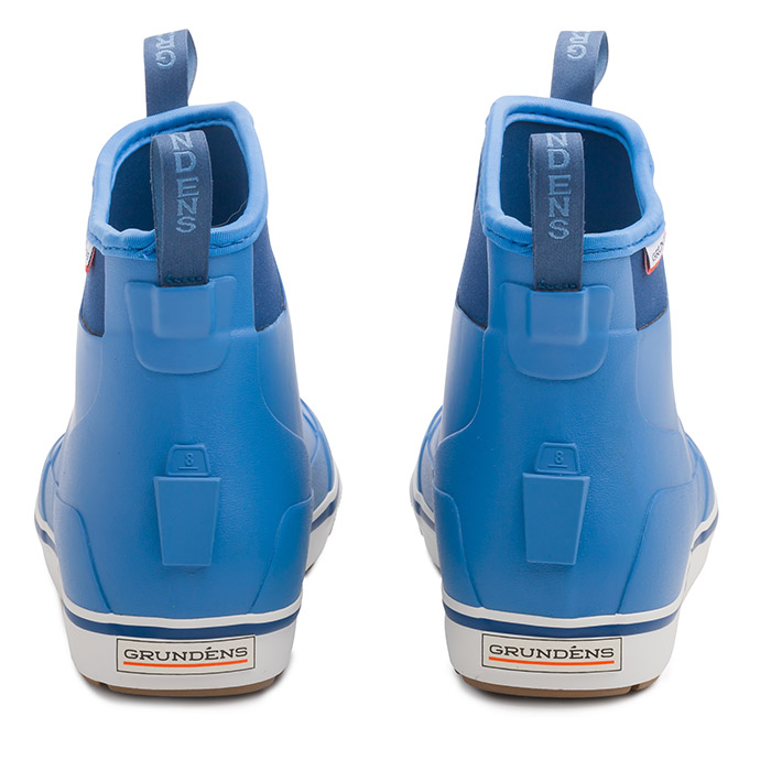 Grundens Women's Deck-Boss Ankle Boot - Parisian Blue, Size 10