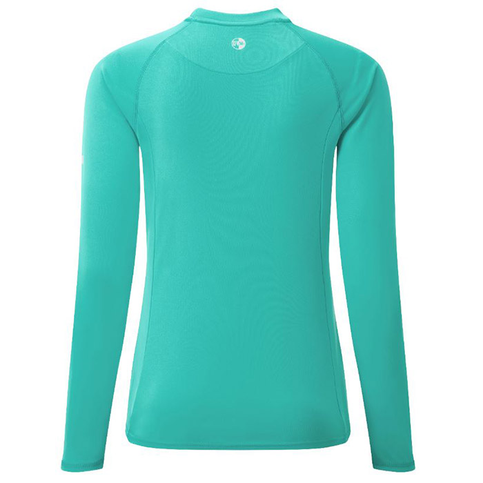 Gill Women's UV Tec Long Sleeve Tee - Turquoise, Size 10