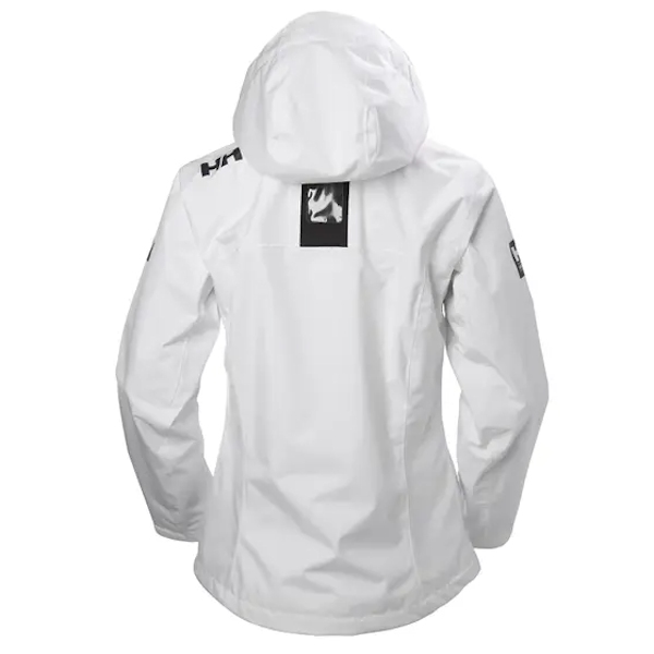 Helly Hansen Women's Crew Hooded Jacket - White X-Large