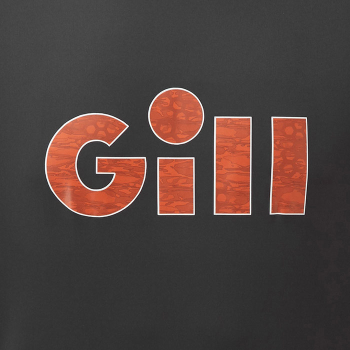 Gill Men's UV Tec Hoodie with Gill Logo - Charcoal, Small