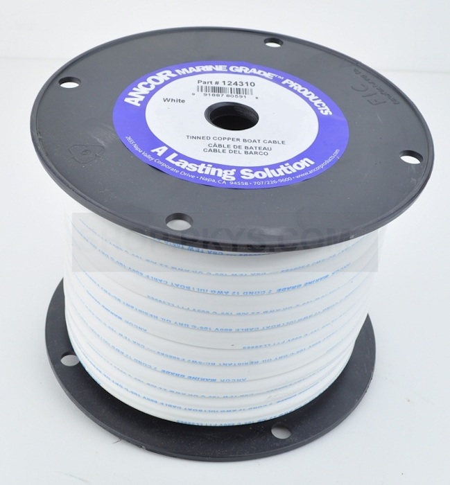 16//2 AWG Duplex AC Marine Wire Made in The USA Tinned Copper Boat Cable